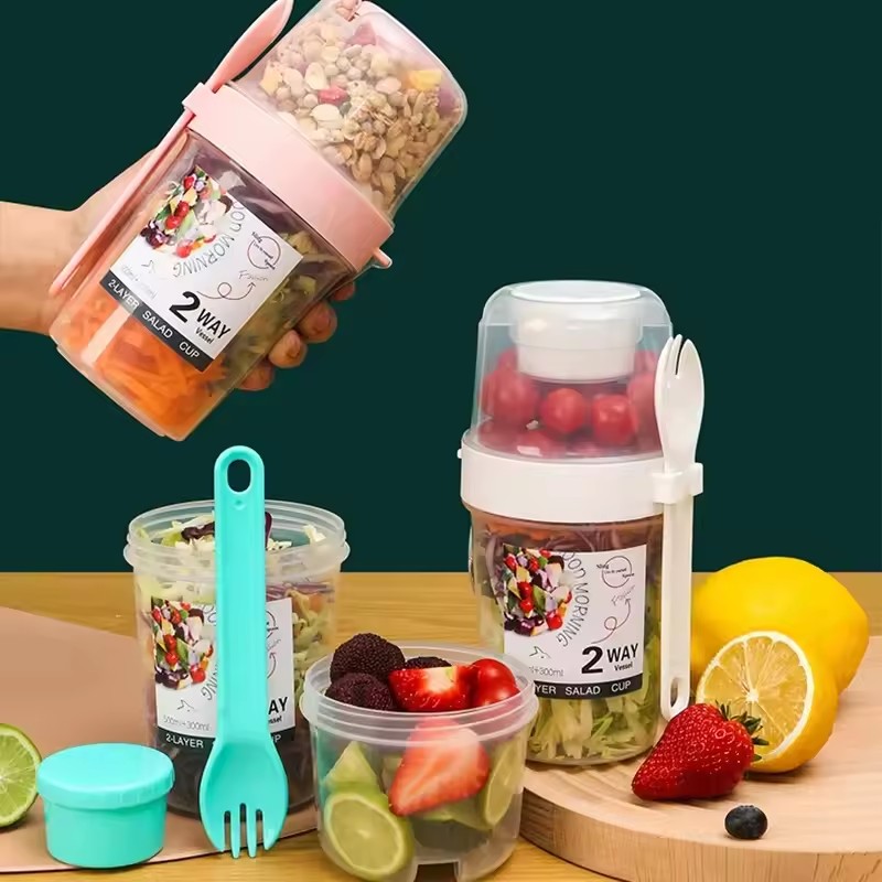 Meal Prep Gym - Tazza per farina d'avena per insalata