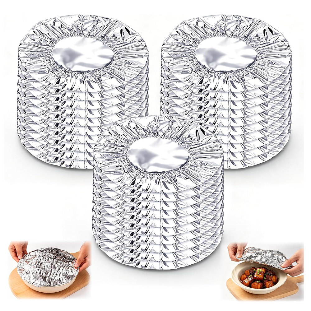 Meal Prep Day - Coperchi Riutilizzabili in Alluminio per Alimenti,