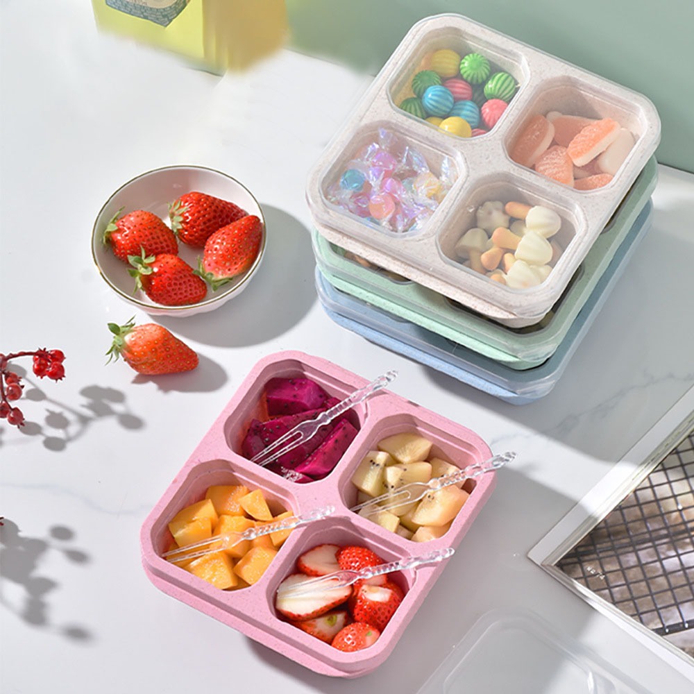 Meal Prep Day - Contenitore per Alimenti Riutilizzabile in Paglia