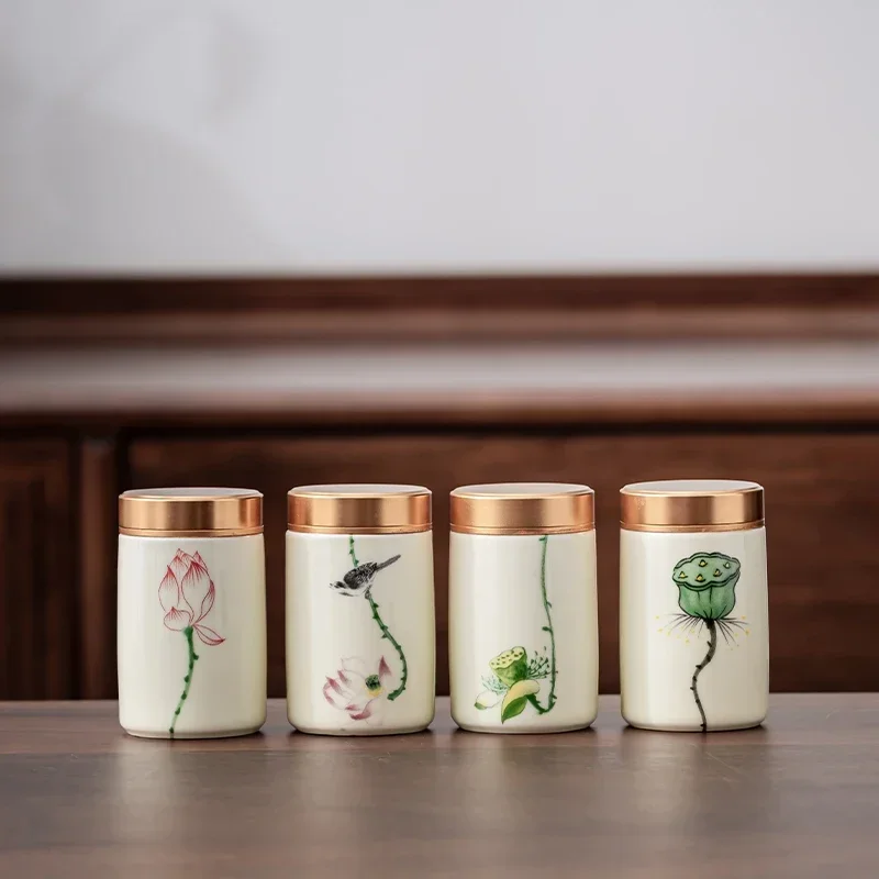 Meal Prep Jar - 4 PZ/LOTTO Boutique ceramica Tè Caddy