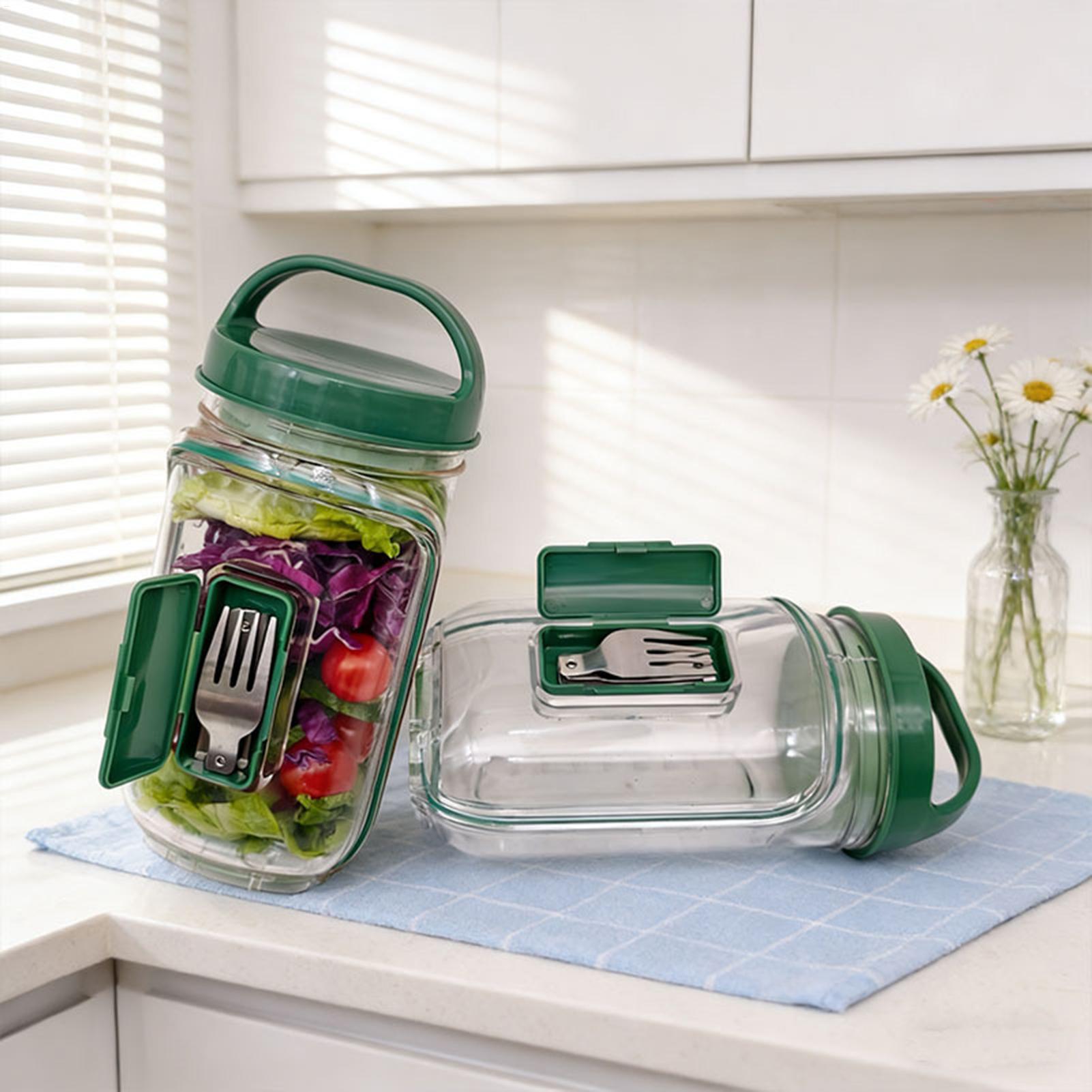 Meal Prep Gym - Contenitore per Insalata da 1000ml a
