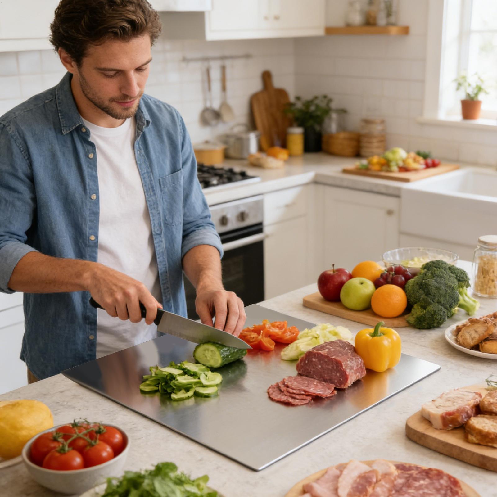 Tagliere in Acciaio Inossidabi - Meal Prep Kitchen recensione e prezzo