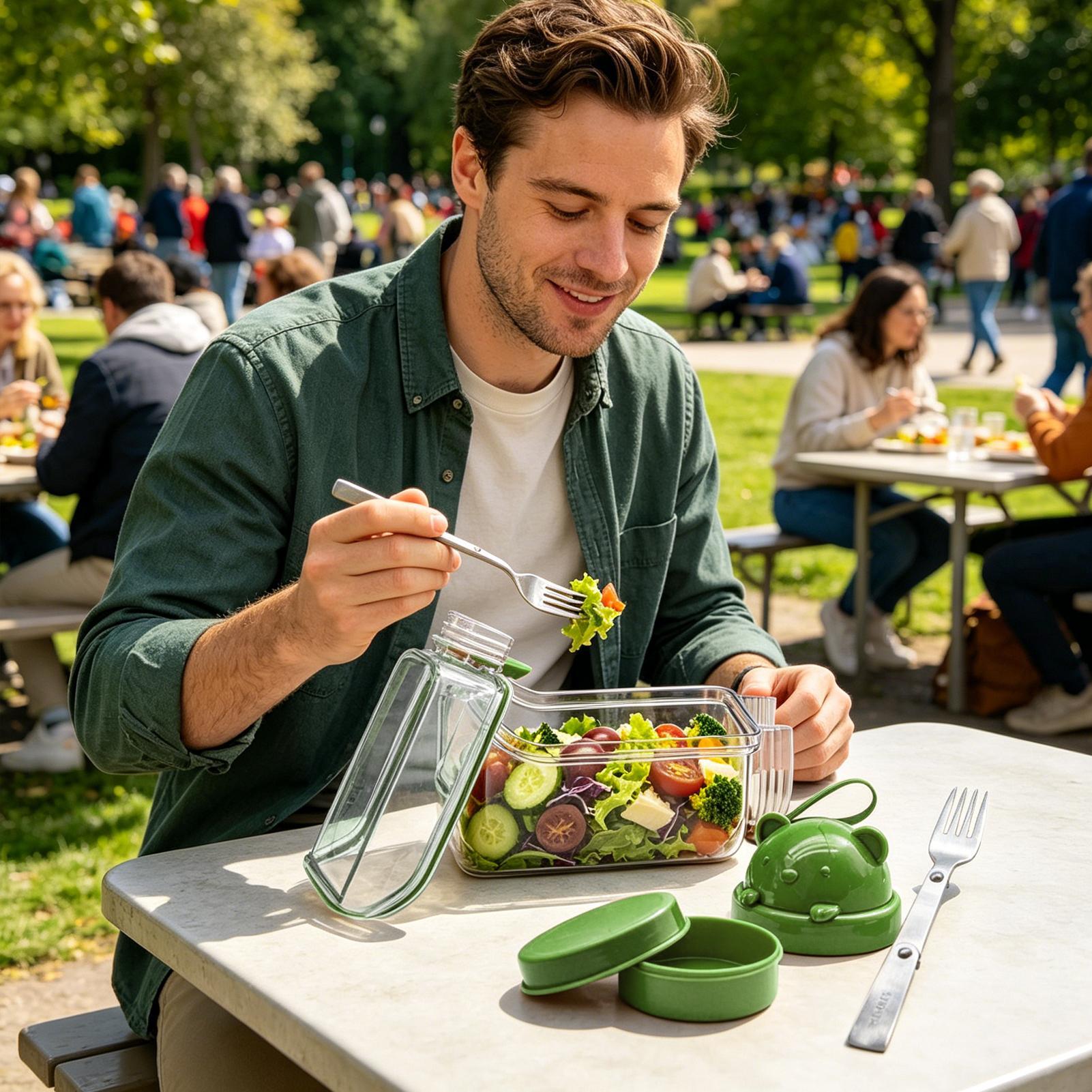 Contenitore per insalata trasp - Meal Prep Gym recensione e prezzo