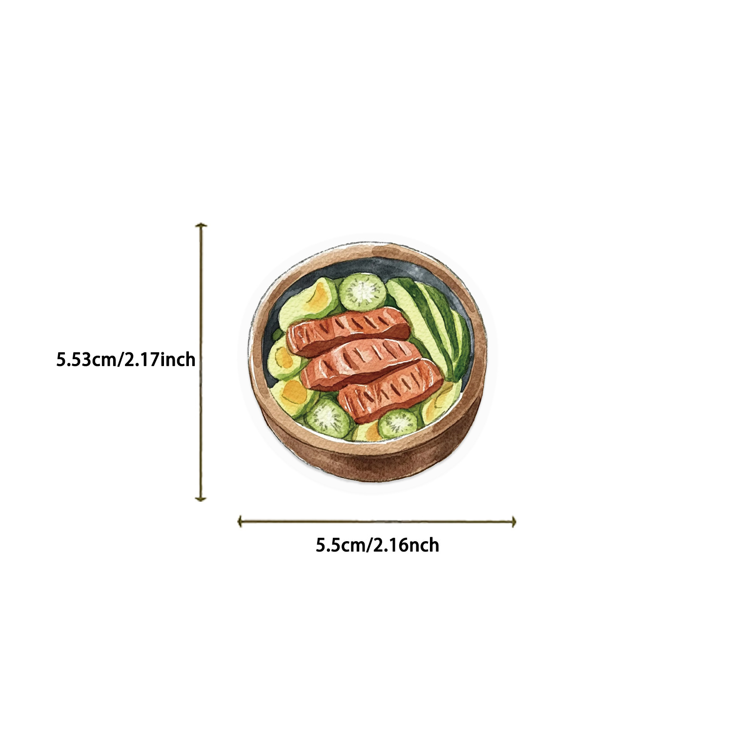 50 Pezzi Adesivi per Acquerell - Meal Prep Gym recensione e prezzo