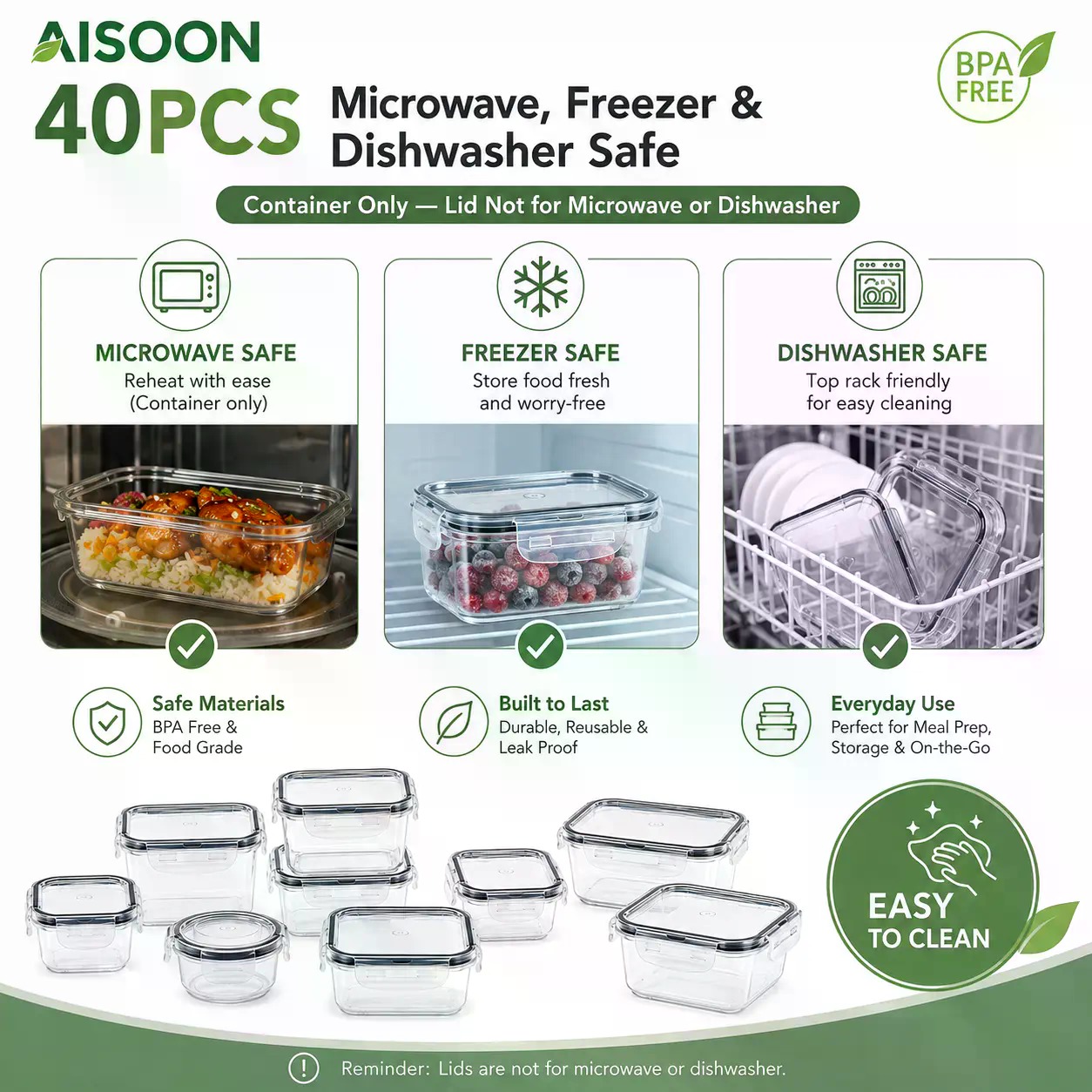 Set di 40 Contenitori per Alim - Meal Prep Day recensione e prezzo