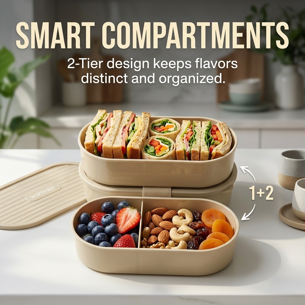 Set di 2 Contenitori per Pranz - Meal Prep Container recensione e prezzo