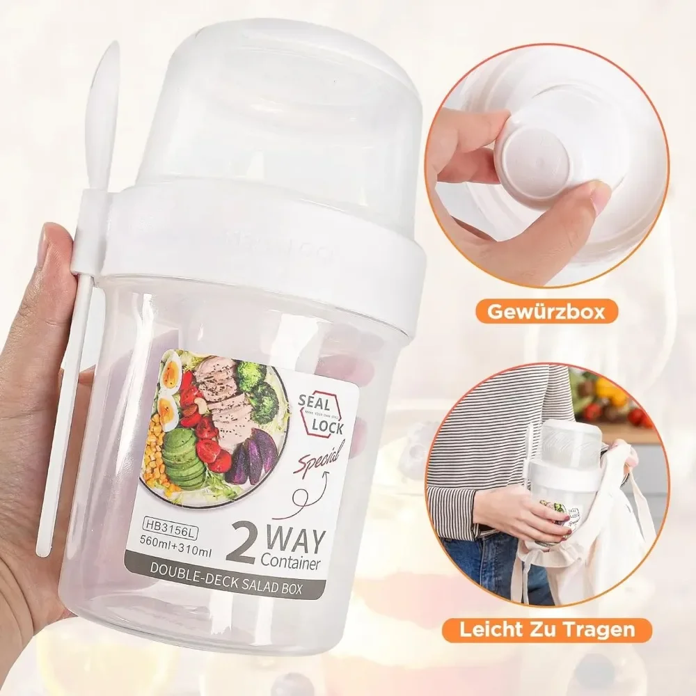 Tazza per insalata Tazze per c - Meal Prep Jar recensione e prezzo