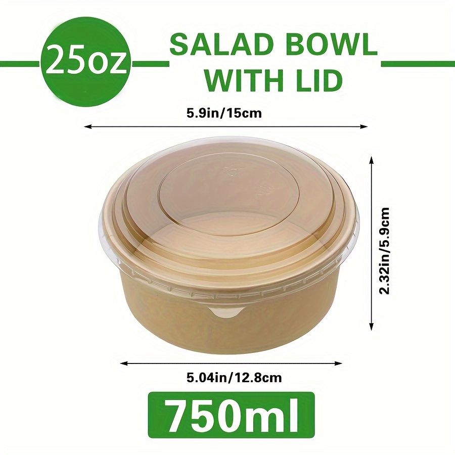 Ciotole di carta da 25 Oz/750  - Meal Prep Day recensione e prezzo