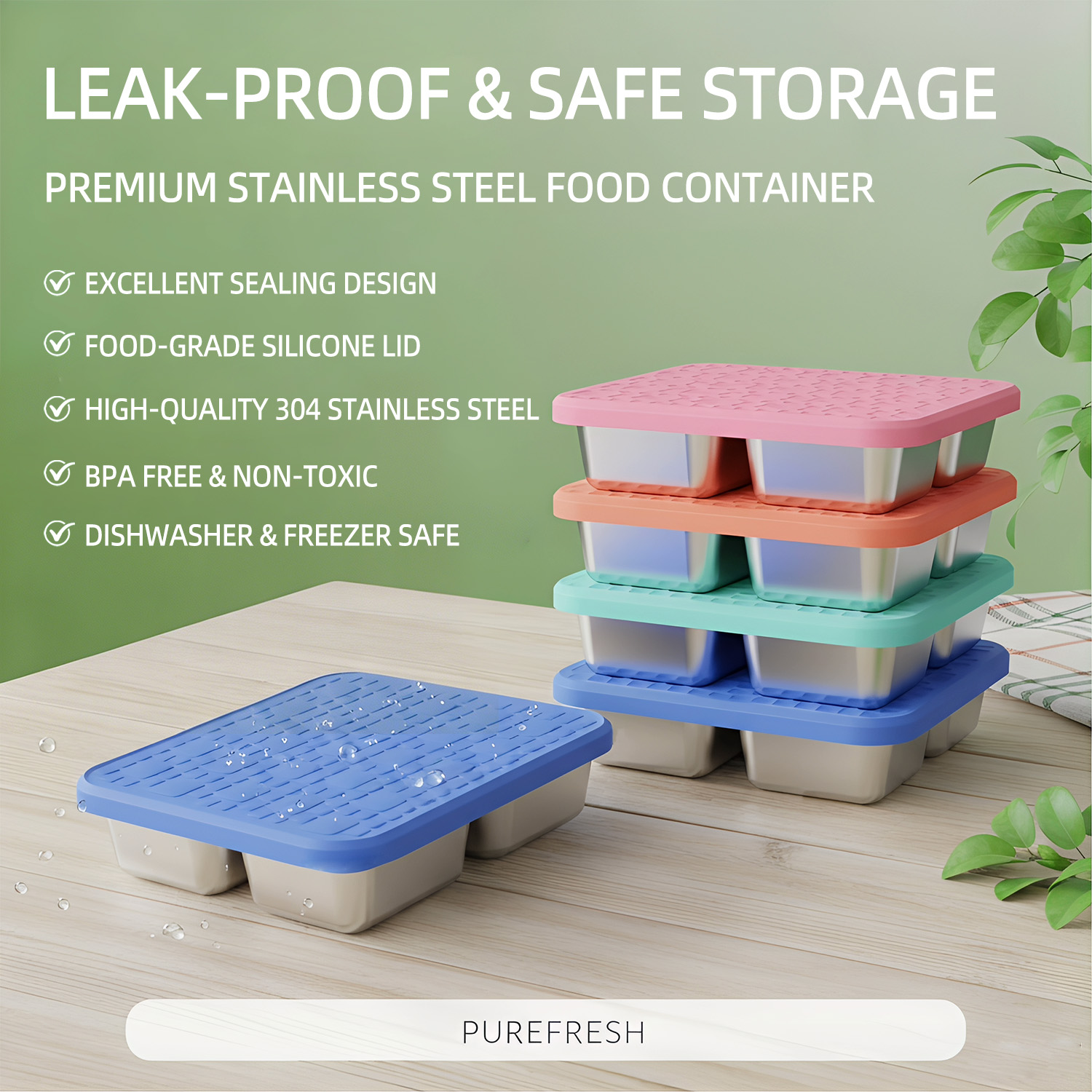 Contenitore per Pranzo in Acci - Meal Prep Container recensione e prezzo